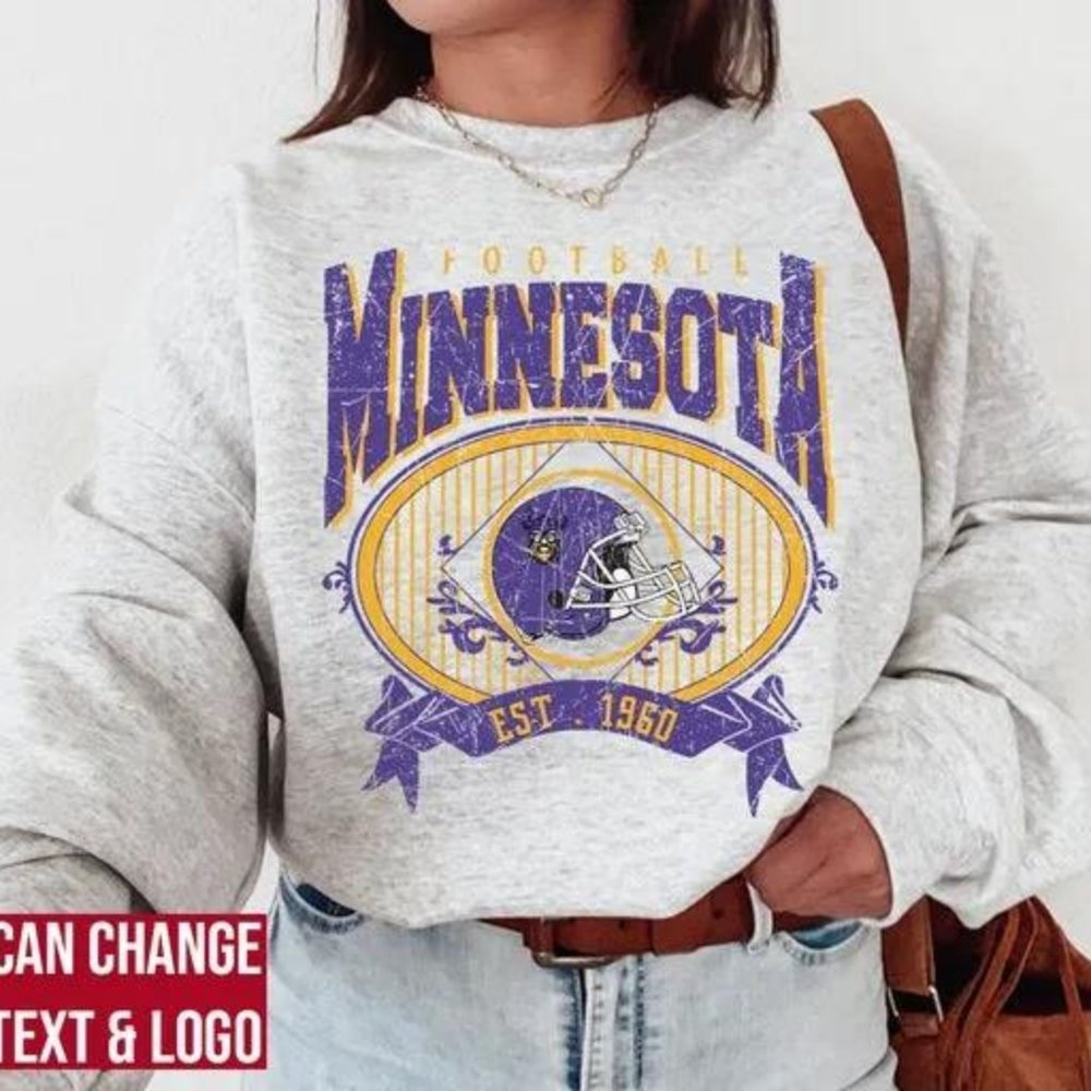 Minnesota Football Sweatshirt , Minnesota Football shirt , Vintage Style Minneso